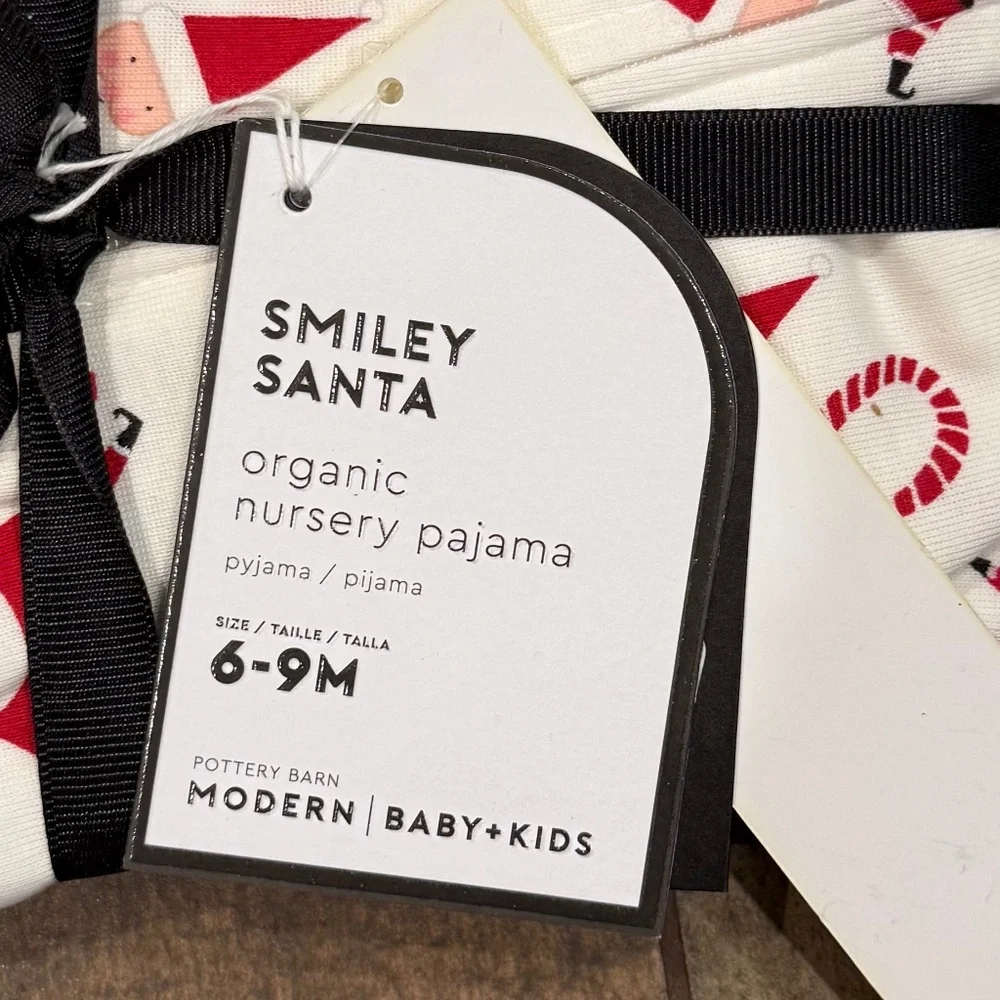 Smiley Santa Organic Cotton Pajama- PBK